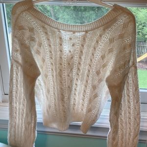 Cute winter white sweater